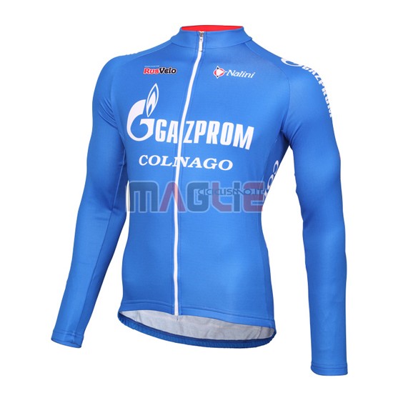 Maglia Rusvelo manica lunga 2016 blu e bianco